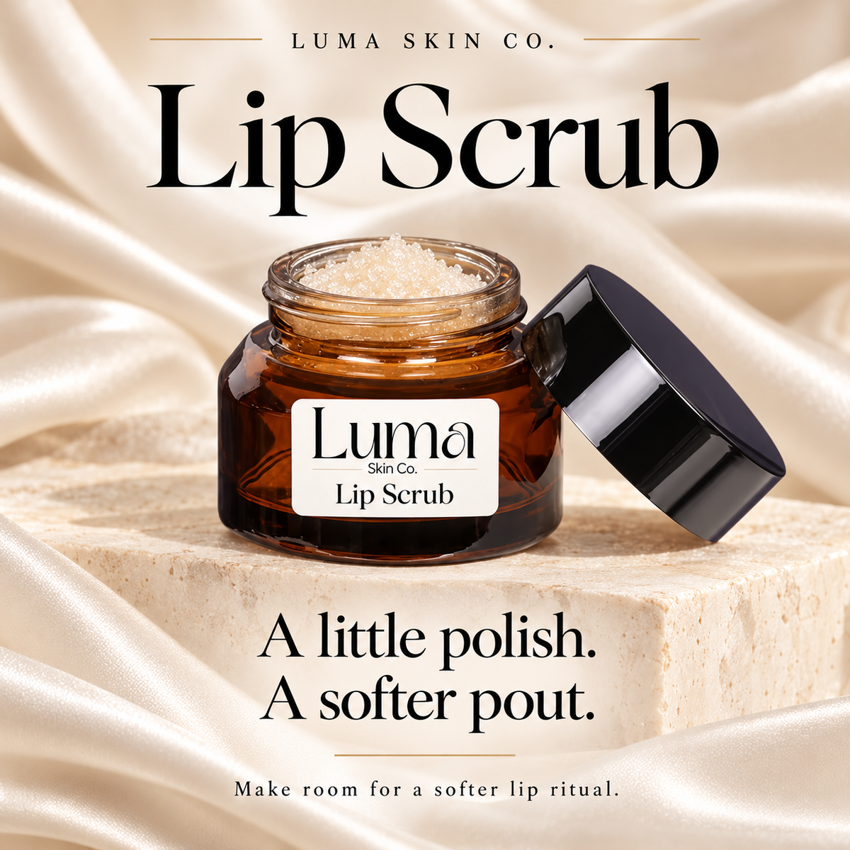 The Lip Care Duo – Tallow Lip Scrub + Overnight Lip Mask